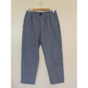 Uniqlo Blue Striped Ankle Pants